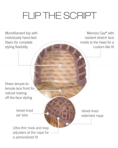 Flip the Script Wig by Raquel Welch