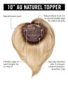 10" Au Naturel Topper by Hairdo