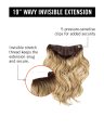 19" Wavy Invisible Extension by Hairdo