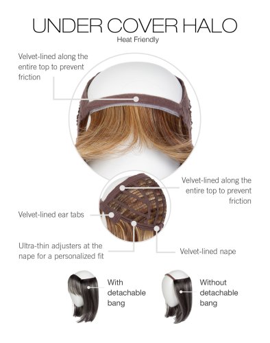 Under Cover Halo Hairpiece by Gabor (Heat Friendly)